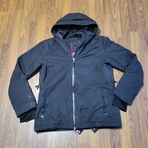 Women’s Aquabase Firefly Rita Soft Shell Ski Snowboard Jacket L Winter Coat D17